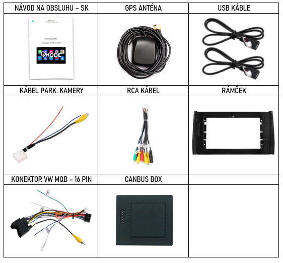 SK_Příslušenství pro Bmode BEV+BEX chytré autorádio Škoda Kodiaq, Karoq evtech.cz